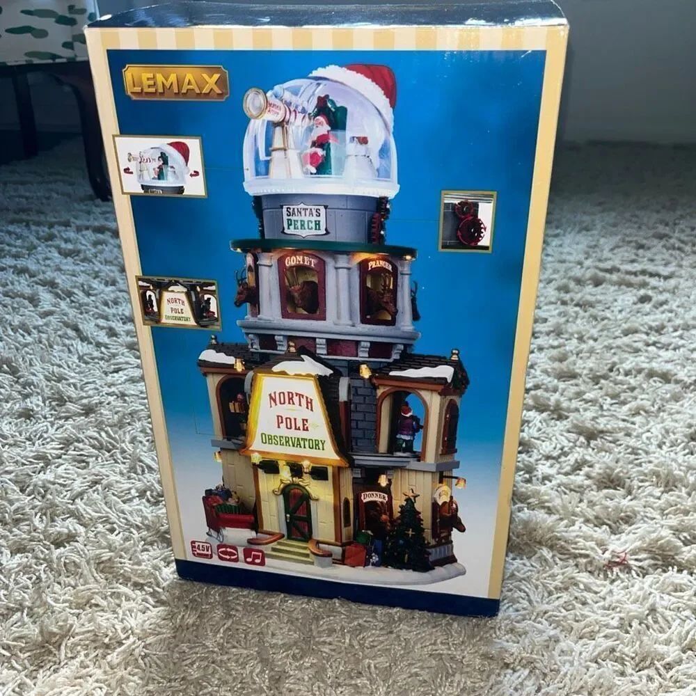 Lemax North Pole Observatory Sights And Sounds 2016 NEW IN BOX